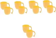 Alipis 5sets Soft Spout Trainer Cup Boys and Girls Cup for Toddlers Dolphin Tail Handle Bathroom Mug 2pcs*5