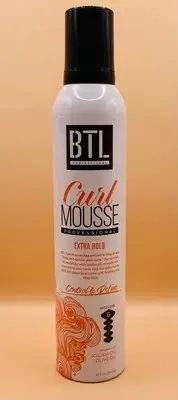 BTL PROFESSIONAL CURL MOUSSE EXTRA HOLD CONTROL & DEFINE 12oz
