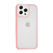 iPhone 14 Pro Max Compatible Case Cover With Shockproof Hybrid Bumper Candy Colour - Pink