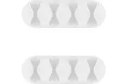 Goobay: Cable Management - Four Slot (White)