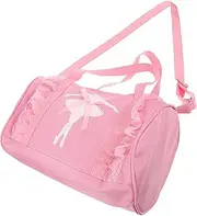 COLLBATH Dance Bag Girls Single Shoulder Strap Ballet Dance Bag for Toddlers Sports Bag Lace Pattern