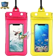 Waterproof Phone Pouch Floating Phone Dry Bag Waterproof Cellphone Case Up to 7" with Lanyard for iPhone 14 13 12 11 Pro MAX/XS/XS MAX/XR/X Samsung Galaxy S22/S21/S10 Pixel/OnePlus