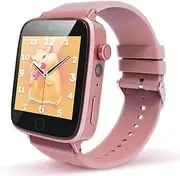 ZUODUN Kids Watch with Learn Card, Kids Watches for Girls with Camera, Kids Smart Watch with Audiobook Protector, Toys for Ages 8-13 Girls, Gifts for Ages 4-7