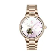 Golden Wireless Call Smart Watch for Women - Multi-Sports Modes & Voice Assistant