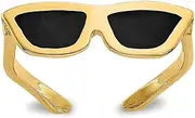 [JewelryWeb] 14k Yellow Gold Polished Enameled Sunglasses toe ring-toe ring for Women
