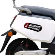 Car Motorcycle Warning Don't Touch Sticker Reflective Vinyl Decal Sticker Parts (for: Honda Civic)