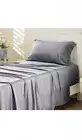 Bedsure Twin Sheet Set, Cooling Sheets for Twin Size Bed Set, Gray