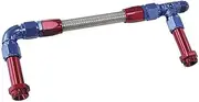 AF160-08 Holley Dual Inlet Rail -8an Blue Suits 2X Metering Blocks
