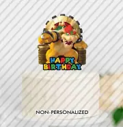 Bowser Super Mario Cake Topper Centerpiece Decoration Party Birthday Game Kid