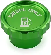 WeiSen Diesel Fuel Cap Aluminum Compatible with 2019-2023 Dodge Ram 1500 2500 3500 Green Magnetic (70DA501003)