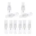 10 Empty Refillable Clear Glass Spray Perfume Bottles Atomizer Containers