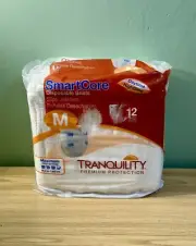 Tranquility SmartCore Incontinence Brief M Breathable 2312 Max Absorbency Qty 12