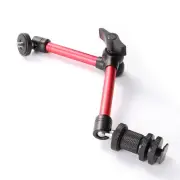 11'' Articulating Magic Arm for Flash LED light LCD Monitor Cameras Red