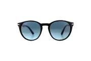 Persol Sunglasses PO3152 9014Q8 Black Azure Gradient Blue