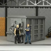 1/64 Scale Fast and Furious Safe Box Diorama Classic DIY Plastic Assembly Model