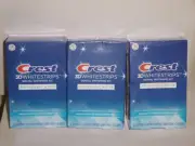 (3 pack) Crest 3D Whitestrips Noticeably White 10 Treatments Exp 1/26