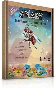 Stonemaier Games: Apiary: Expanding The Hive Expansion | New Unique Frames, Additional Tiles, and More! | Add to Apiary - A Strategy Board Game About Bees in Space | 1-5 Players, 90 Mins, Ages 14+