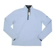 Greyson 1/4 Zip Tate Pullover Light Wolf Blue Italian Golf Jacket BRANDED Mens M
