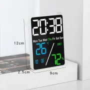 Digital Alarm Clock USB Charging Port Adjustable Volume Date Display For Bedroom