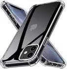 iPhone 11/12/13 Pro Max Soft Gel Clear Case Cover Genuine Glass Film for Apple
