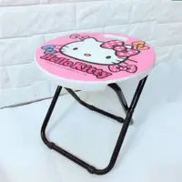 在飛比找蝦皮購物優惠-生活大發現-正版-Hello Kitty手提式折合椅/折疊椅