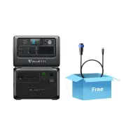 BLUETTI EB70 Portable Power Station | 1,000W 716Wh, EB70+B80 | 1000W, 1522Wh Power Kit, w/ Aviation Plug to DC7909 Cable