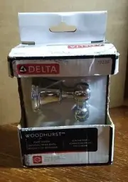 Lot Of 2 Delta Robe Hook 73235 Woodhurst Chrome 1 7/8" Wall Mount Single