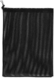 1 Pack Pump Barrier Bag Pond Pump Filter Bag 12.2x15.9inch Pond Pump Mesh Bag Black Media Bag Pond Mesh Pump Filter Bag with Drawstring for Pond Biological Filters Aquarium Filtration