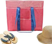 [Generisch] Beach Bag - Waterproof Cosmetic Bag with Large Capacity, Large Capacity, Multifunctional Storage for Towels Swimwear