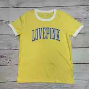 VS PINK Campus Ringer Tee L