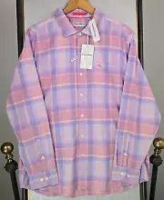 TOMMY BAHAMA ISLANDZONE New Size XL Mens Performance Sport Shirt Pastel Plaid