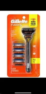 Gillette Fusion5 Men's Handle & Razor Blade Refills - 5 pack