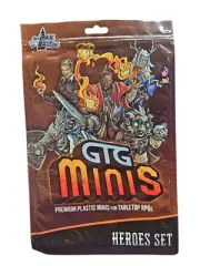 Geek Tank Games Minis Heroes of Valor Set – 70+ Fantasy RPG Characters