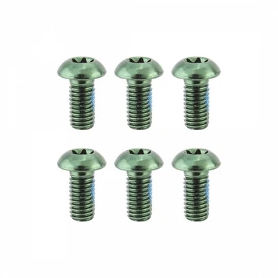 Clarks Anodized Rotor Bolts Set of 6 Bolts M5x10mm