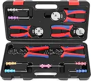 Knoweasy Deutsch Crimper Kits for Deutsch DT Connectors: Close Barrel and Open Barrel Crimper, Deutsch Removal Extraction Tool, Weather Pack Terminals - Includes 12PCS