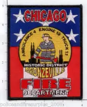 Illinois - Chicago Engine 19 Truck 11 Ambulance 4 IL Fire Dept Patch