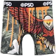[PSD] Youth Boy's Patriotic USA Print Boxer Briefs - Breathable and Supportive Kids Underwear with Moisture-Wicking Fabric