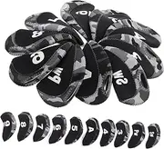 GOOHOCHY Golf Putter Head Cover Lightweight Neoprene Protection for Blades Easy Identification with Tags for Outdoor Travel and Scratch Prevention