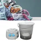 Mini Washing Machine 85W 10L 2 Modes 15 Minute Timer Mini Washer Dryer TO