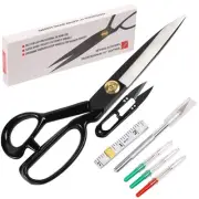 Professional Tailor Scissors 10 inch - Heavy Duty Sewing Fabric Scissors for ...