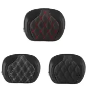 Diamond Red Sissy Bar Pad Backrest Back Support For Harley Touring 1987-2025