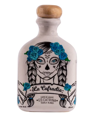 La Cofradia Ed Catrina Blanco Tequila, 750mL. 40% ABV