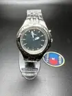 Fossil Blue Am-3613 100 Meters Watch white hands Needs Battery