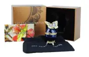 JAY STRONGWATER AMELIE BUTTERFLY EGG TRINKET BOX DELFT GARDEN SWAROVSKI NEW BOX