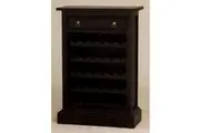 CT Tasmania 1 Drawer Wine Rack (30 wine bottles) - Mahogany