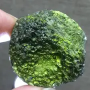 81Ct Moldavite Genuine Raw Moldavite Crystal from Czech Republic PICcertificate