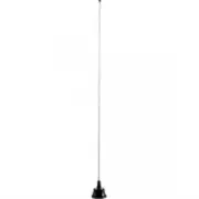 Larsen W144B 440-460MHz Cellular Style Whip Antenna, Black