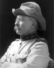 1898 Colonel THEODORE 'TEDDY' ROOSEVELT Glossy 8x10 Photo 'Rough Rider' Print