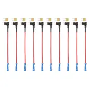 Fuse Tap 24V 12V Car Add A Circuit Fuse Tap with 5A M2 Fuses, 10pcs