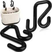 IMPRESA [2 Pack] Lineman Bucket Hooks to Secure Tool Apron or Oval Bag Fits 2" L